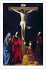 Christ on the Cross with the Virgin, Mary Magdalene, St. John and St. Francis of Paola by Nicolas Tournier