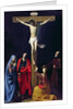 Christ on the Cross with the Virgin, Mary Magdalene, St. John and St. Francis of Paola by Nicolas Tournier