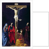 Christ on the Cross with the Virgin, Mary Magdalene, St. John and St. Francis of Paola by Nicolas Tournier