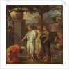 Abraham and the Three Angels by Sebastien Bourdon