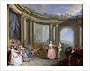 The Minuet by Jacques Sebastien Le Clerc