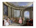 The Minuet by Jacques Sebastien Le Clerc