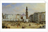 Piazza Mazaniello, Naples by Jean Auguste Bard
