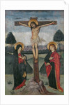Christ on the Cross between the Virgin and St. John by Spanish School