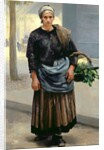 Marianne Orfrey, Vegetable Seller by Alfred Roll