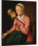 A Woman Spinning by David III Ryckaert