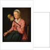 A Woman Spinning by David III Ryckaert