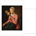 A Woman Spinning by David III Ryckaert