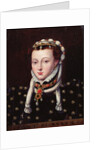 Portrait of Anne de Buren by Anthonis van Dashorst (c.1519-1576/77) Mor
