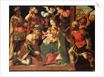 The Image of the Adoration of the Magi Destroyed by Iconoclasts by Flemish School