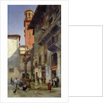 Via Mazzanti, Verona, 1880 by Jacques Carabain
