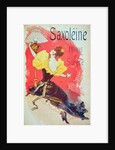 Poster advertising 'Saxoleine', safety lamp oil by Jules Cheret