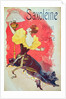 Poster advertising 'Saxoleine', safety lamp oil by Jules Cheret