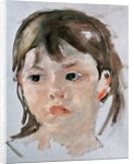 Head of a Young Girl by Mary Stevenson Cassatt