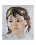 Head of a Young Girl by Mary Stevenson Cassatt