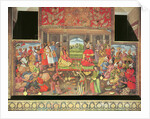 The Reception for the Ambassador of the Grand Moghul at the Court of the Shah Tahmasp, 1573-76 by Persian School
