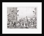 Barricade at the Rue Dauphine, 29th July 1830 by Victor Adam