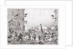 Barricade at the Rue Dauphine, 29th July 1830 by Victor Adam