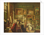The Artist's Studio, 1833 by Amelie Legrand de Saint-Aubin