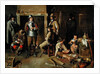 Soldiers at Rest in an Inn by Jean Michelin