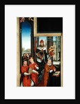 Polyptych of the Glorification of the Holy Trinity, panel depicting abbots, 1509-15 by Jean the Elder Bellegambe