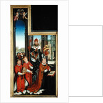 Polyptych of the Glorification of the Holy Trinity, panel depicting abbots, 1509-15 by Jean the Elder Bellegambe