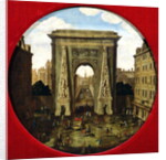 The Porte Saint-Denis by French School