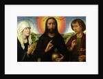 Christ the Redeemer with the Virgin and St. John the Evangelist by Rogier van der Weyden