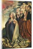 Mary the Mediator with Joanna the Mad and her entourage, right hand panel from an altarpiece by Colijn de Coter