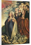 Mary the Mediator with Joanna the Mad and her entourage, right hand panel from an altarpiece by Colijn de Coter
