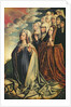 Mary the Mediator with Joanna the Mad and her entourage, right hand panel from an altarpiece by Colijn de Coter
