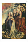 Mary the Mediator with Joanna the Mad and her entourage, right hand panel from an altarpiece by Colijn de Coter