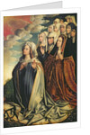Mary the Mediator with Joanna the Mad and her entourage, right hand panel from an altarpiece by Colijn de Coter