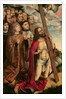 Christ the Mediator with Philip the Handsome and his Entourage, left hand panel from an altarpiece by Colijn de Coter