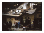 The Carpet Bazaar, Cairo, before 1866 by Louis Claude Mouchot