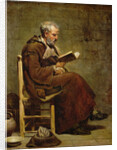 A Seated Old Man Reading, before 1797 by Jacques Henri Sablet