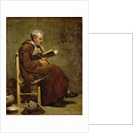 A Seated Old Man Reading, before 1797 by Jacques Henri Sablet