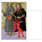 St. Sebastian with a Franciscan Saint by Pietro Perugino