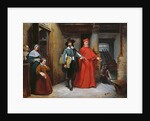 A Cardinal Looking for Ribera in his Studio in Naples, 1839 by Claude Jacquand