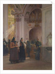 The End of Mass in Einsiedeln by Albert Pierre Dawant