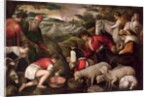 Moses Striking Water from the Rock by Jacopo Bassano