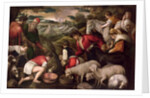 Moses Striking Water from the Rock by Jacopo Bassano