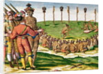 Indian Victory Ceremony by Jacques Le Moyne