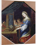 St. Cecilia Playing the Organ by Jacques Stella