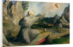 St. Francis of Assisi Receiving the Stigmata, 1537 by Domenico Beccafumi
