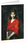 Portrait of a Young Girl, The Shiverer by Jean-Jacques Henner
