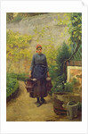 Woman with Watering Cans by Louis Emile Adan