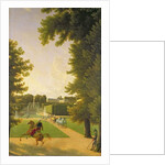 Promenade of Napoleon I and Marie-Louise in the Parc de Saint-Cloud in 1810 by Jean and Vernet Antoine Bidauld