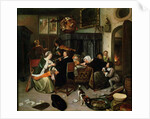 The Dissolute Household, 1668 by Jan Havicksz. Steen