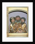 Wooden carvings of St. James the Greater, St. Simon and St. Thaddeus by Nikolaus Hagenauer